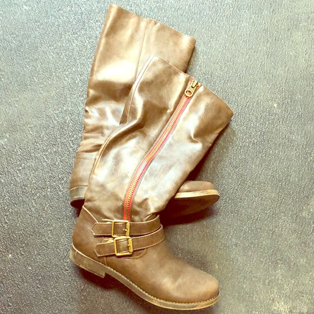 JustFab side zip Joshlyn boots